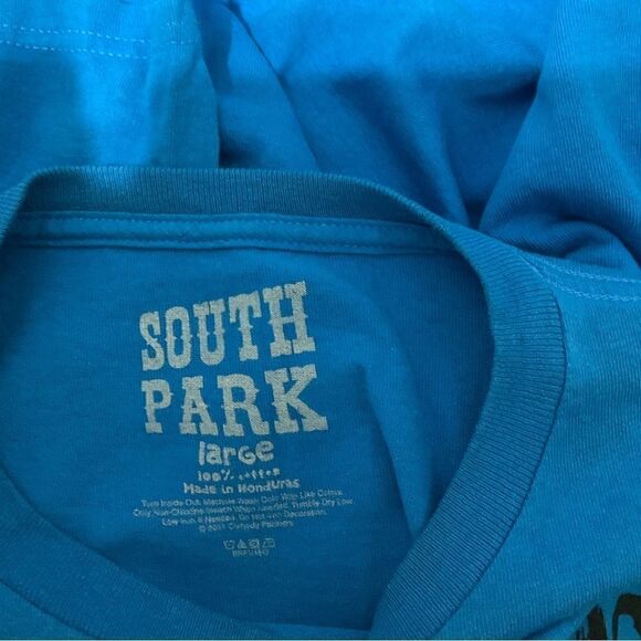 South Park Cartman Blue Graphic Tee size L - Picture 2 of 3